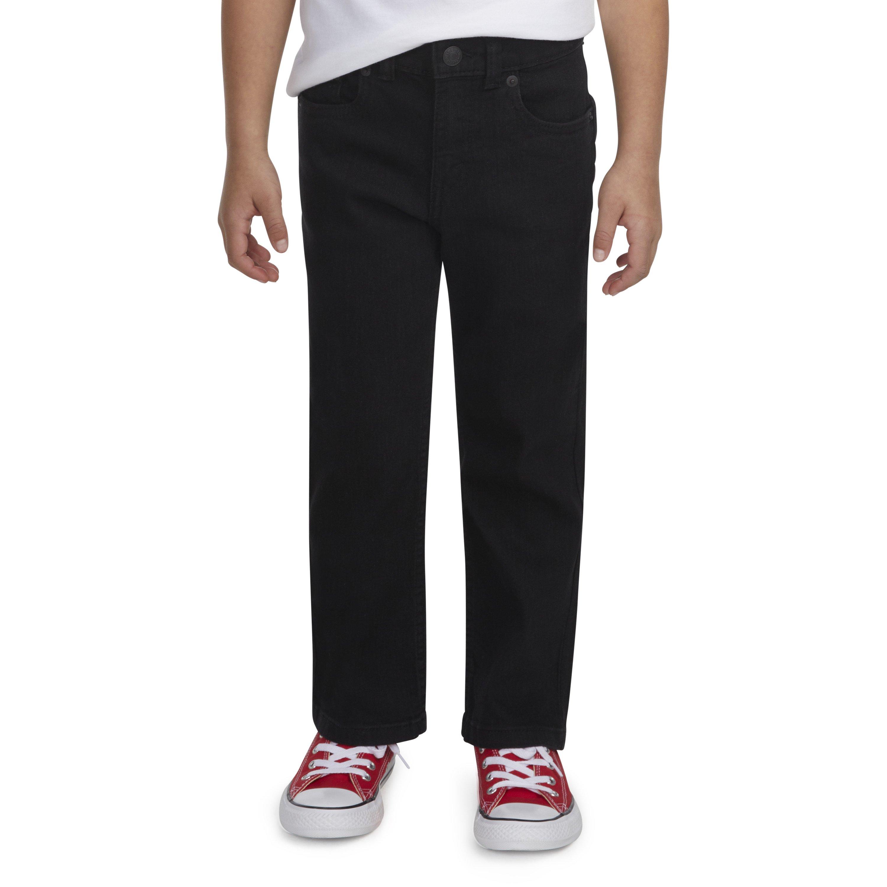Levi's 511 Bootcut Black Wash Little Boys' Black Denim Jeans - BLACK
